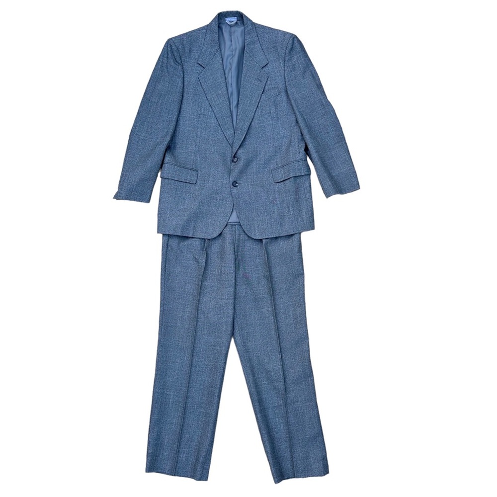 Men’s Vintage 80s/90s gray 2 piece suit